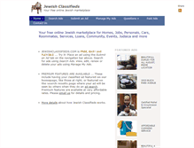 Tablet Screenshot of jewishclassifieds.com